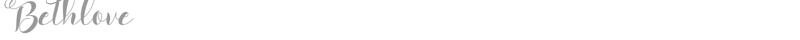 Bethlove font preview